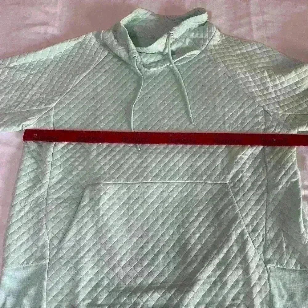 GreenTea Pullover Sweater Mint Women's Size XXL  Mock Neck Long Sleeve  Active - Picture 4 of 7